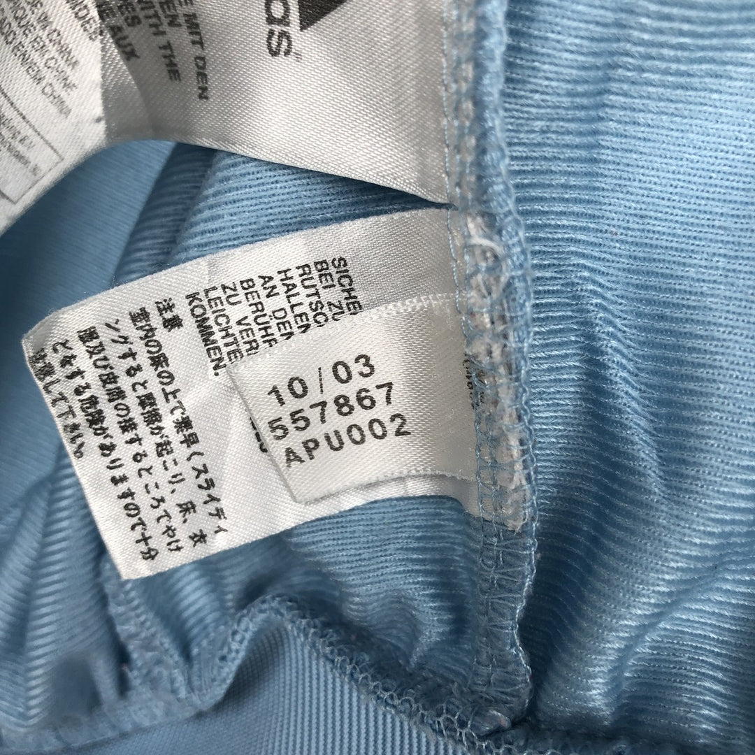 00'S adidas jersey track jacket, men's size S polyester Blue type light blue Vintage Second Hand