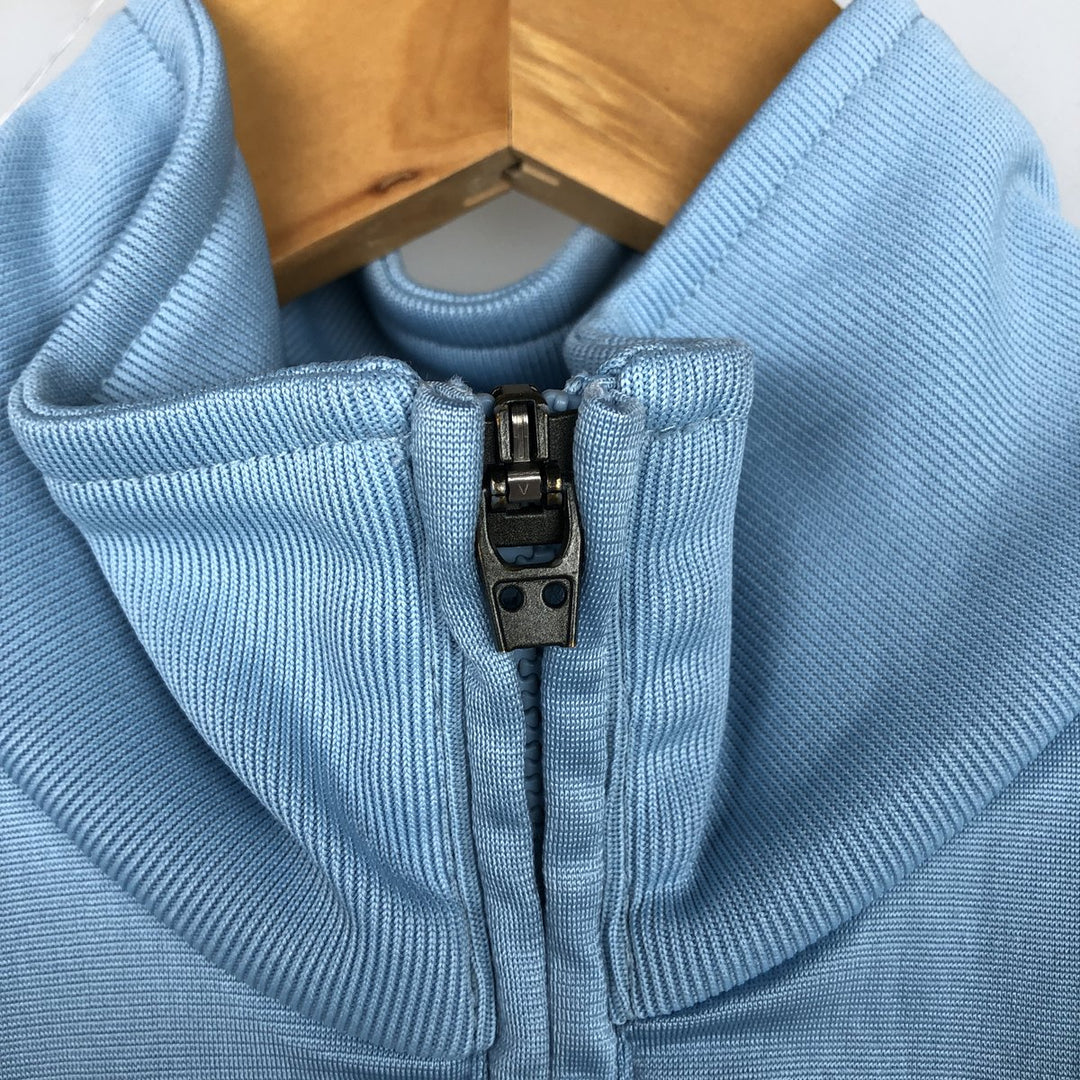 00'S adidas jersey track jacket, men's size S polyester Blue type light blue Vintage Second Hand
