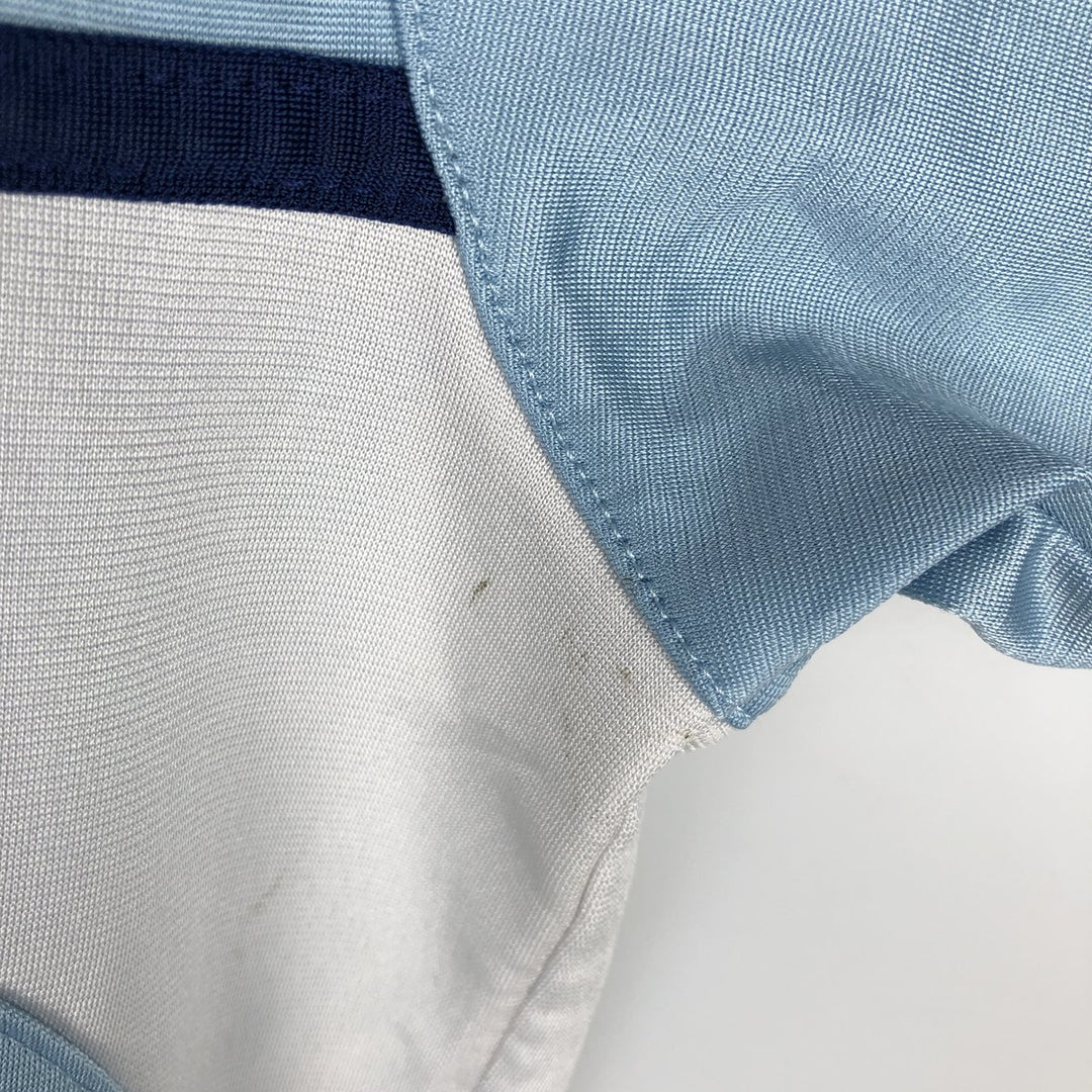 00'S adidas jersey track jacket, men's size S polyester Blue type light blue Vintage Second Hand