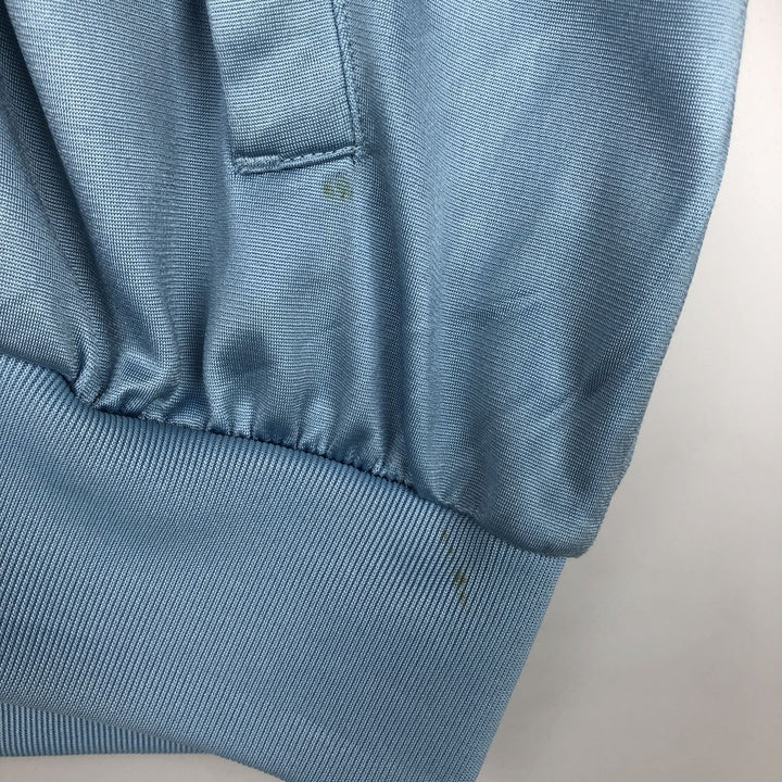 00'S adidas jersey track jacket, men's size S polyester Blue type light blue Vintage Second Hand