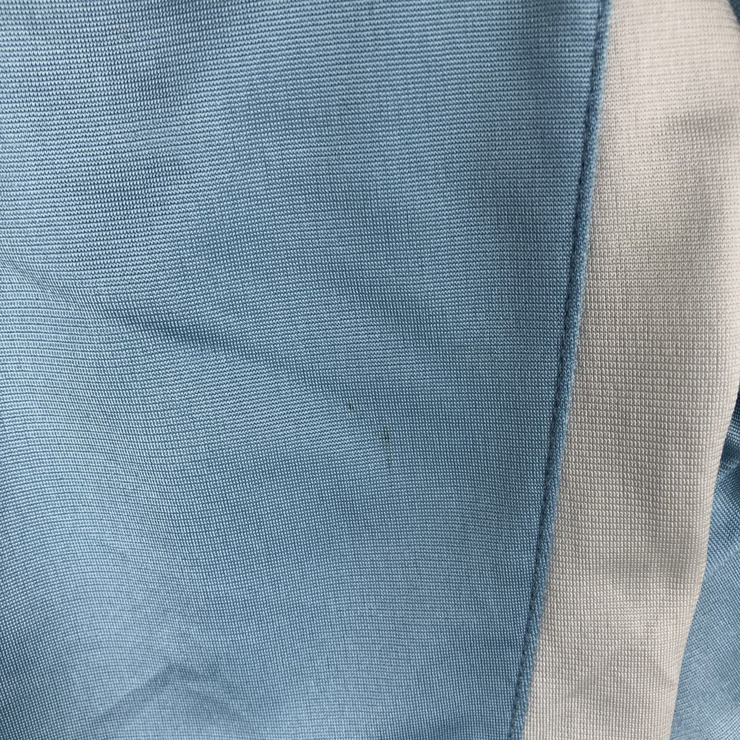 00'S adidas jersey track jacket, men's size S polyester Blue type light blue Vintage Second Hand