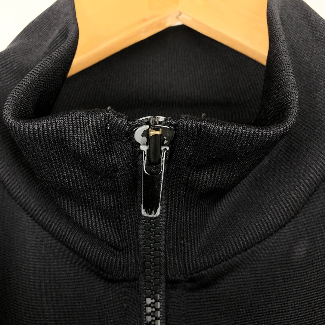 00'S adidas jersey track jacket, men's size L polyester black type Vintage Second Hand