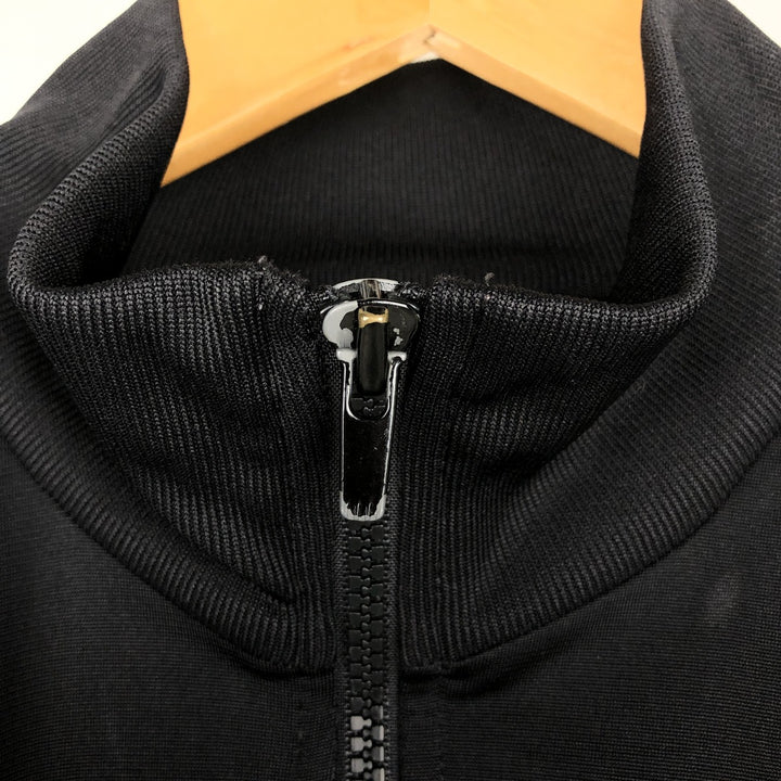 00'S adidas jersey track jacket, men's size L polyester black type Vintage Second Hand
