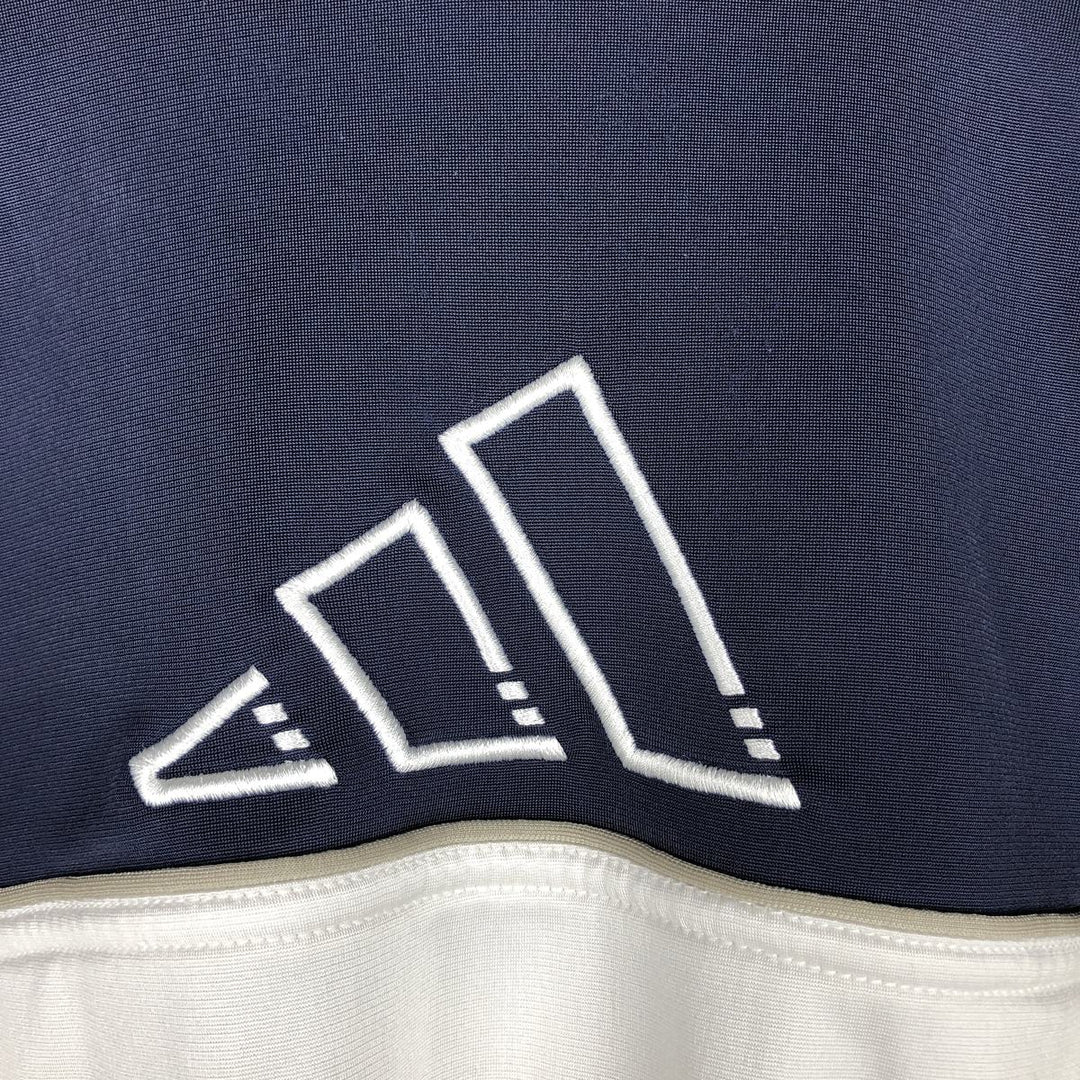 90s-00'S Adidas Jersey Track Jacket, Men's Size Medium polyester white type Vintage Second Hand
