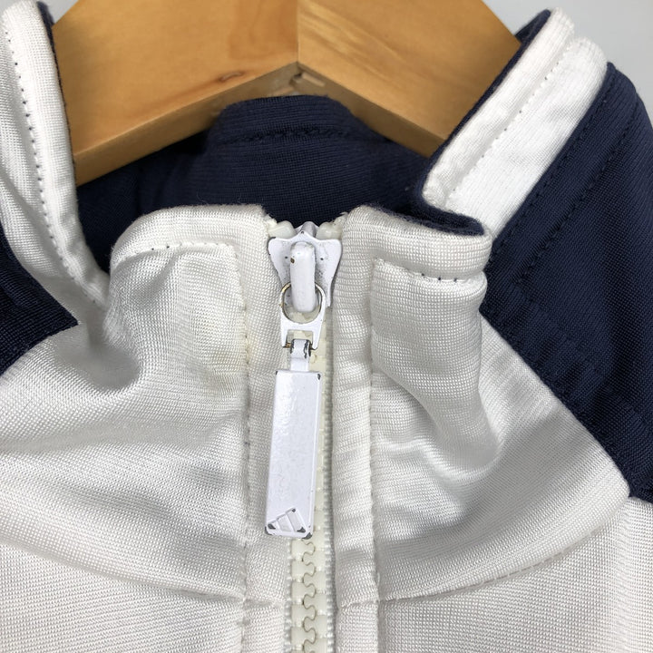 90s-00'S Adidas Jersey Track Jacket, Men's Size Medium polyester white type Vintage Second Hand