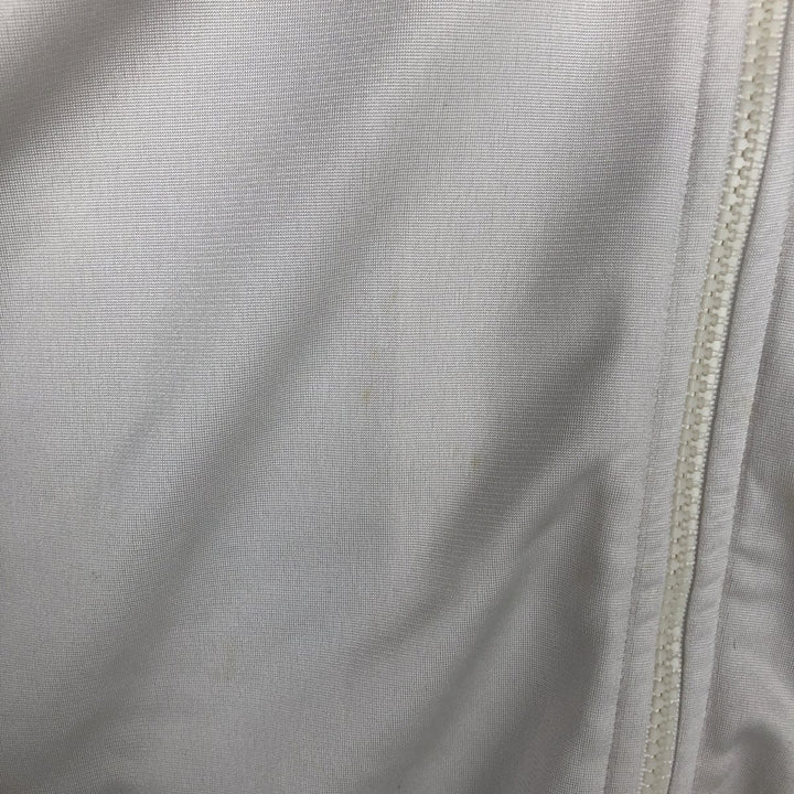 90s-00'S Adidas Jersey Track Jacket, Men's Size Medium polyester white type Vintage Second Hand