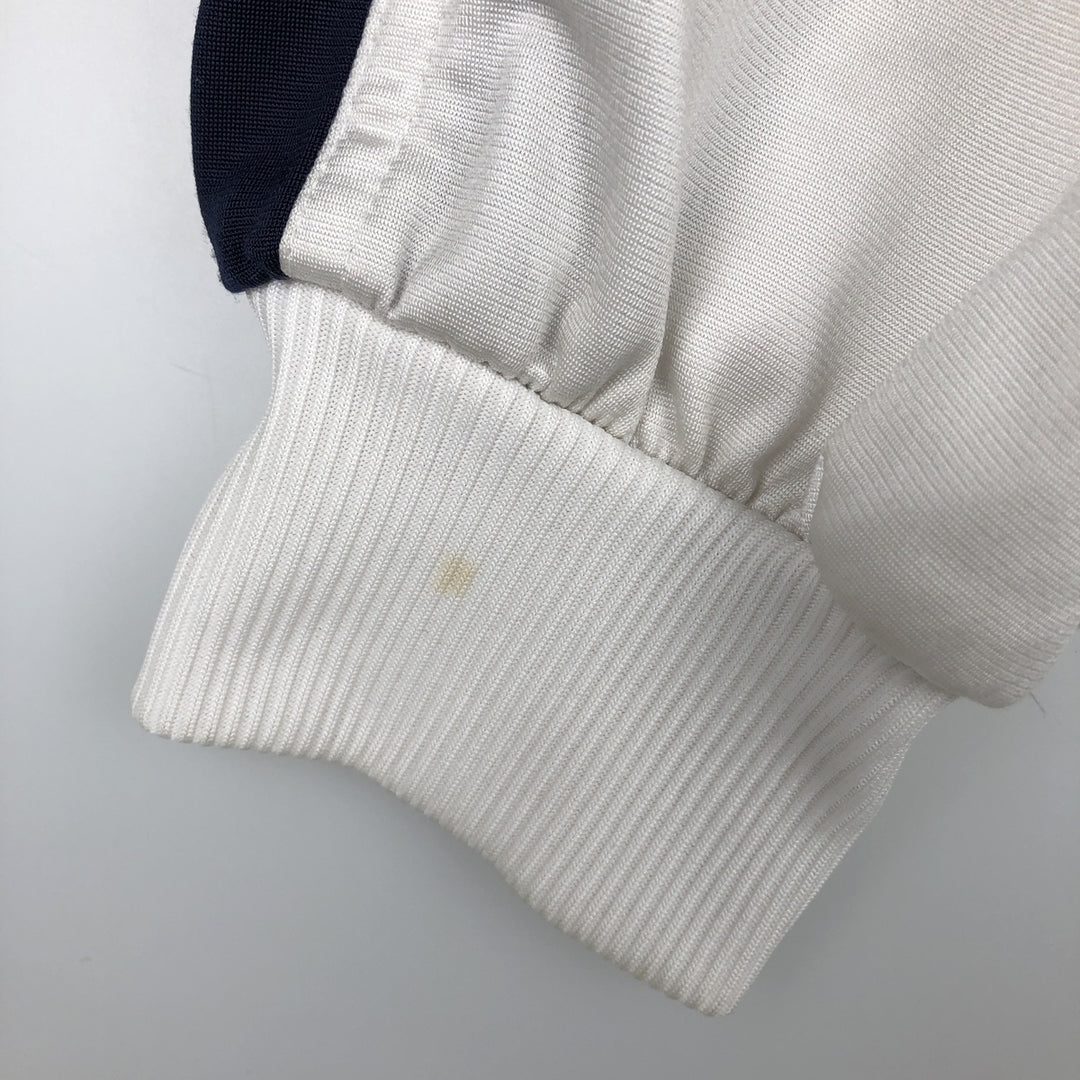 90s-00'S Adidas Jersey Track Jacket, Men's Size Medium polyester white type Vintage Second Hand