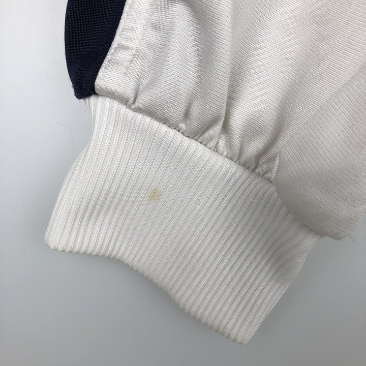 90s-00'S Adidas Jersey Track Jacket, Men's Size Medium polyester white type Vintage Second Hand