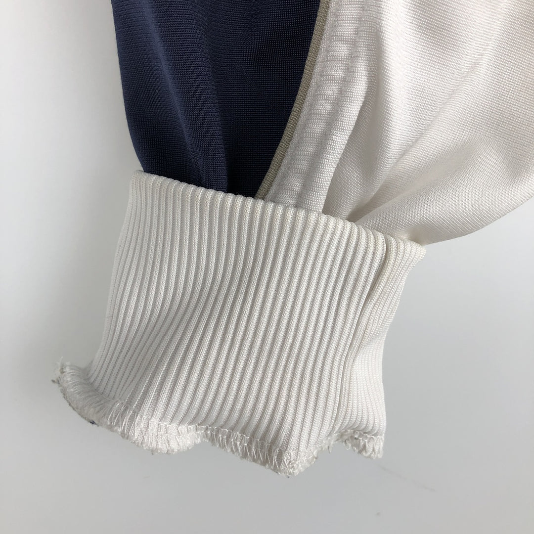 90s-00'S Adidas Jersey Track Jacket, Men's Size Medium polyester white type Vintage Second Hand