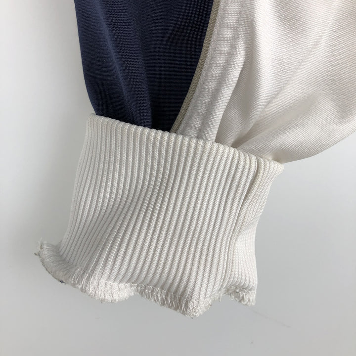 90s-00'S Adidas Jersey Track Jacket, Men's Size Medium polyester white type Vintage Second Hand