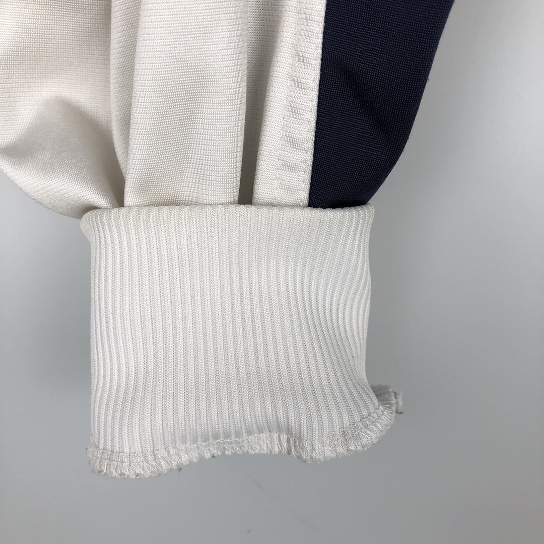 90s-00'S Adidas Jersey Track Jacket, Men's Size Medium polyester white type Vintage Second Hand