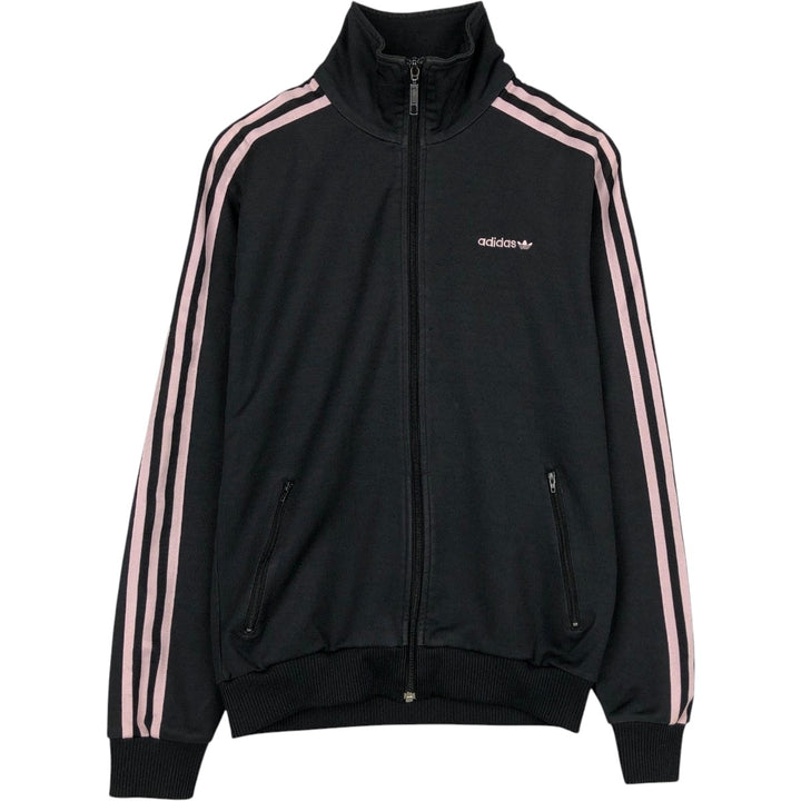 2000'S Adidas Originals Trefoil Logo Track Jacket, Men's Size M (approx.) cotton black type Vintage Second Hand