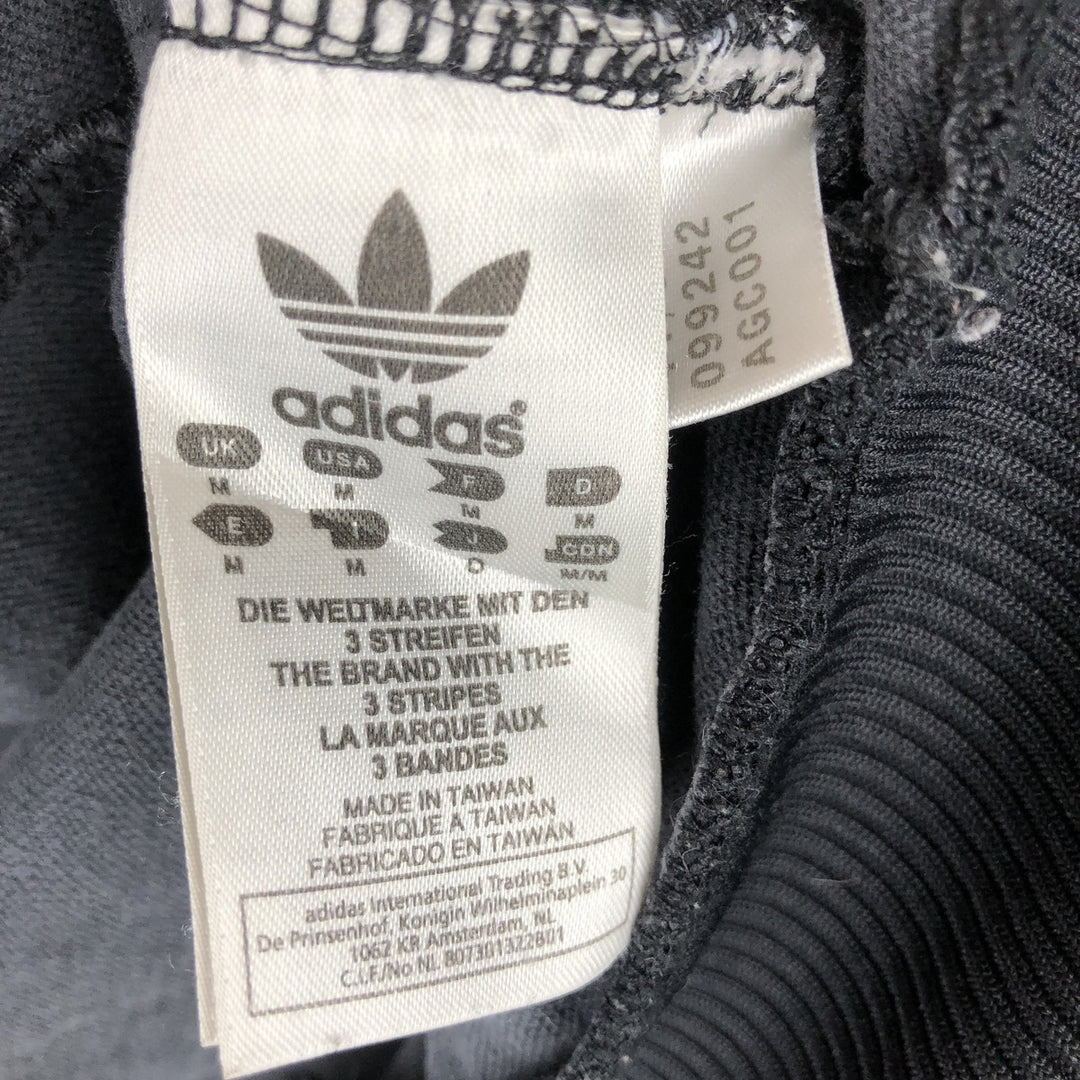 2000'S Adidas Originals Trefoil Logo Track Jacket, Men's Size M (approx.) cotton black type Vintage Second Hand