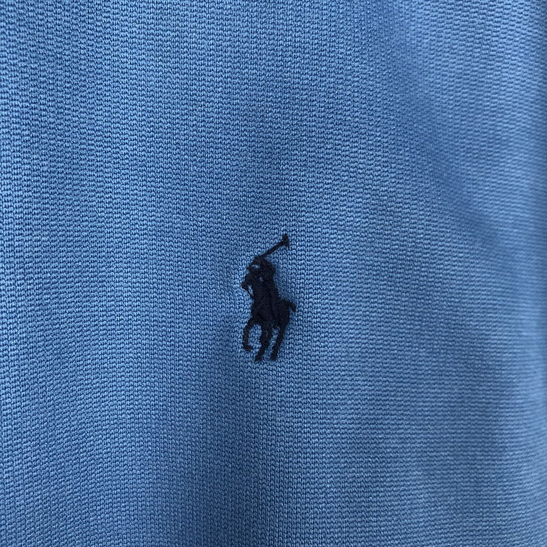1990'S Ralph Lauren POLO SPORT Track Jacket, Men's Size XL (approx.), Vintage cotton Blue type light blue Vintage Second Hand