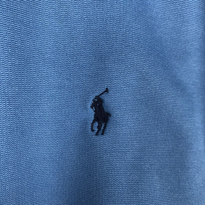 1990'S Ralph Lauren POLO SPORT Track Jacket, Men's Size XL (approx.), Vintage cotton Blue type light blue Vintage Second Hand