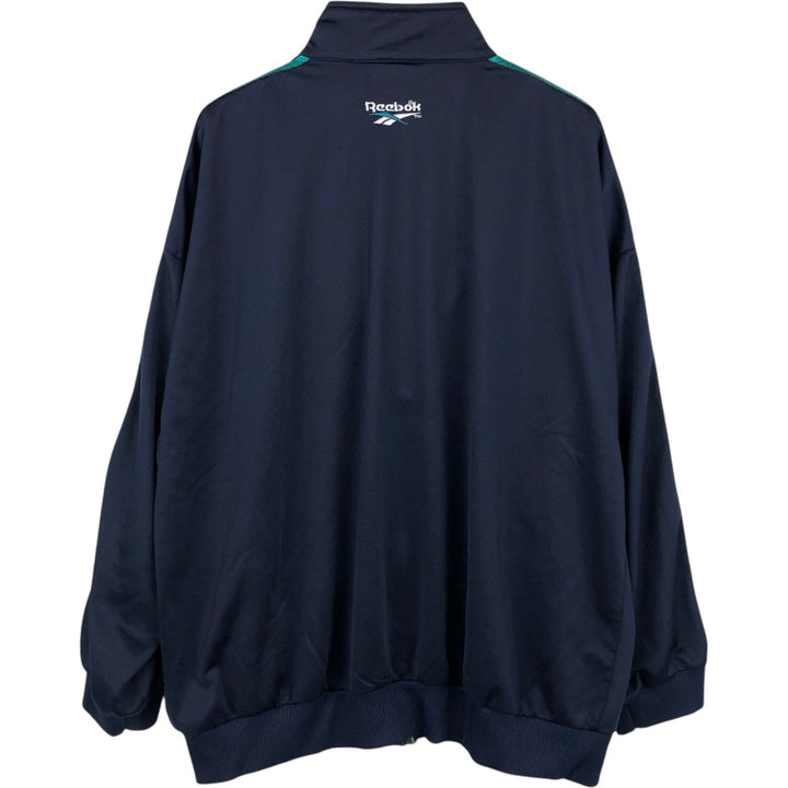 90'S Reebok Track Jacket, Unclear, Men's XL equivalent, Vintage unclear navy blue type Vintage Second Hand