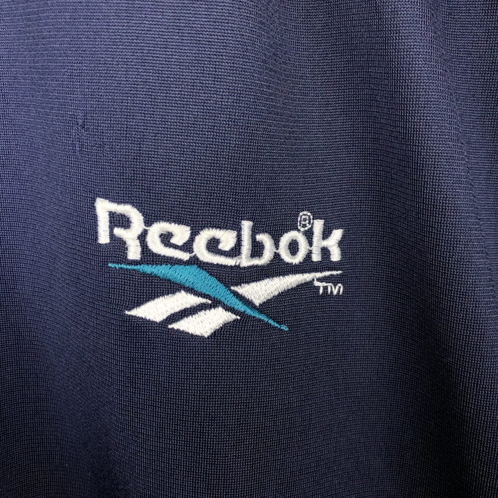 90'S Reebok Track Jacket, Unclear, Men's XL equivalent, Vintage unclear navy blue type Vintage Second Hand