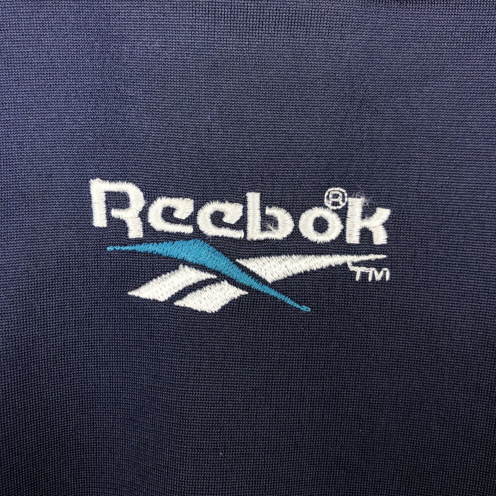 90'S Reebok Track Jacket, Unclear, Men's XL equivalent, Vintage unclear navy blue type Vintage Second Hand