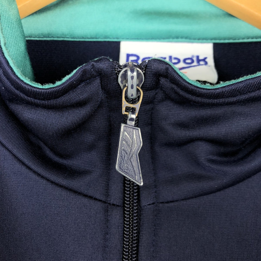 90'S Reebok Track Jacket, Unclear, Men's XL equivalent, Vintage unclear navy blue type Vintage Second Hand