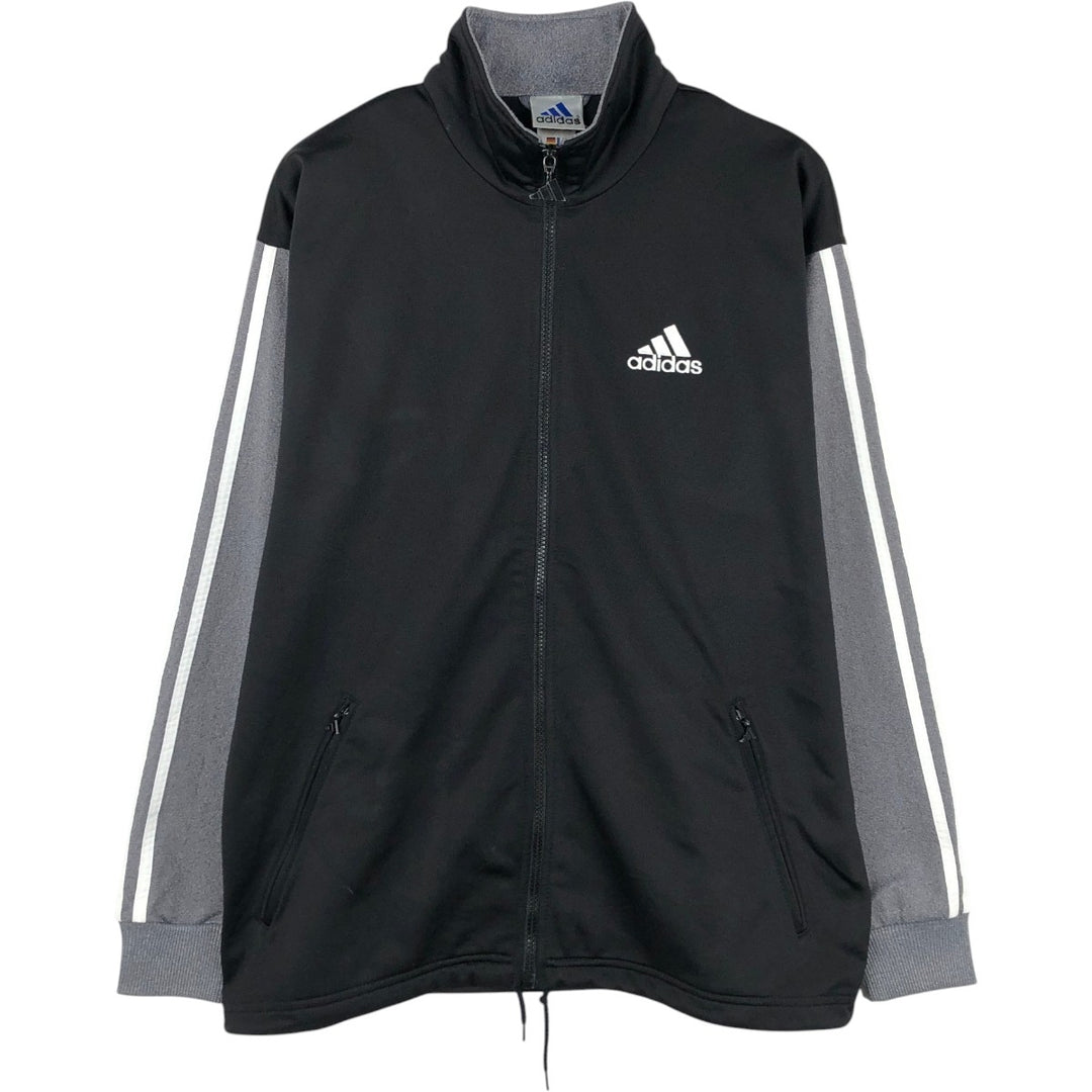 90s-00'S Adidas track jacket, men's size S (approx.) polyester black type Vintage Second Hand