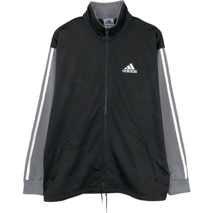 90s-00'S Adidas track jacket, men's size S (approx.) polyester black type Vintage Second Hand