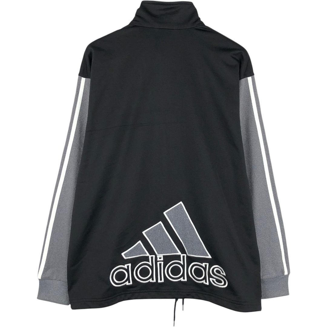 90s-00'S Adidas track jacket, men's size S (approx.) polyester black type Vintage Second Hand