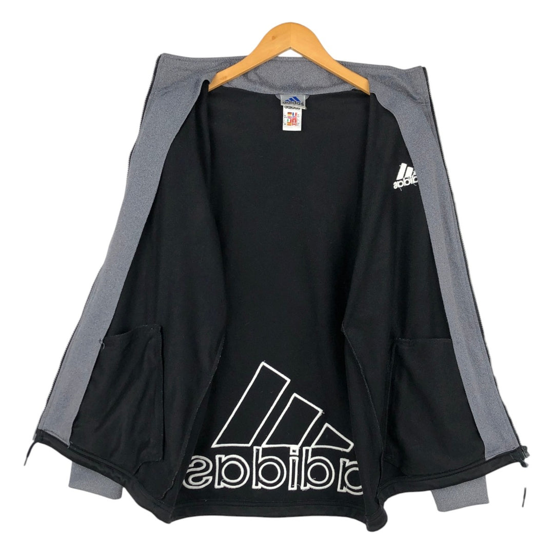 90s-00'S Adidas track jacket, men's size S (approx.) polyester black type Vintage Second Hand