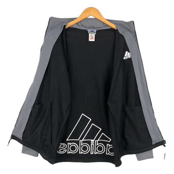 90s-00'S Adidas track jacket, men's size S (approx.) polyester black type Vintage Second Hand