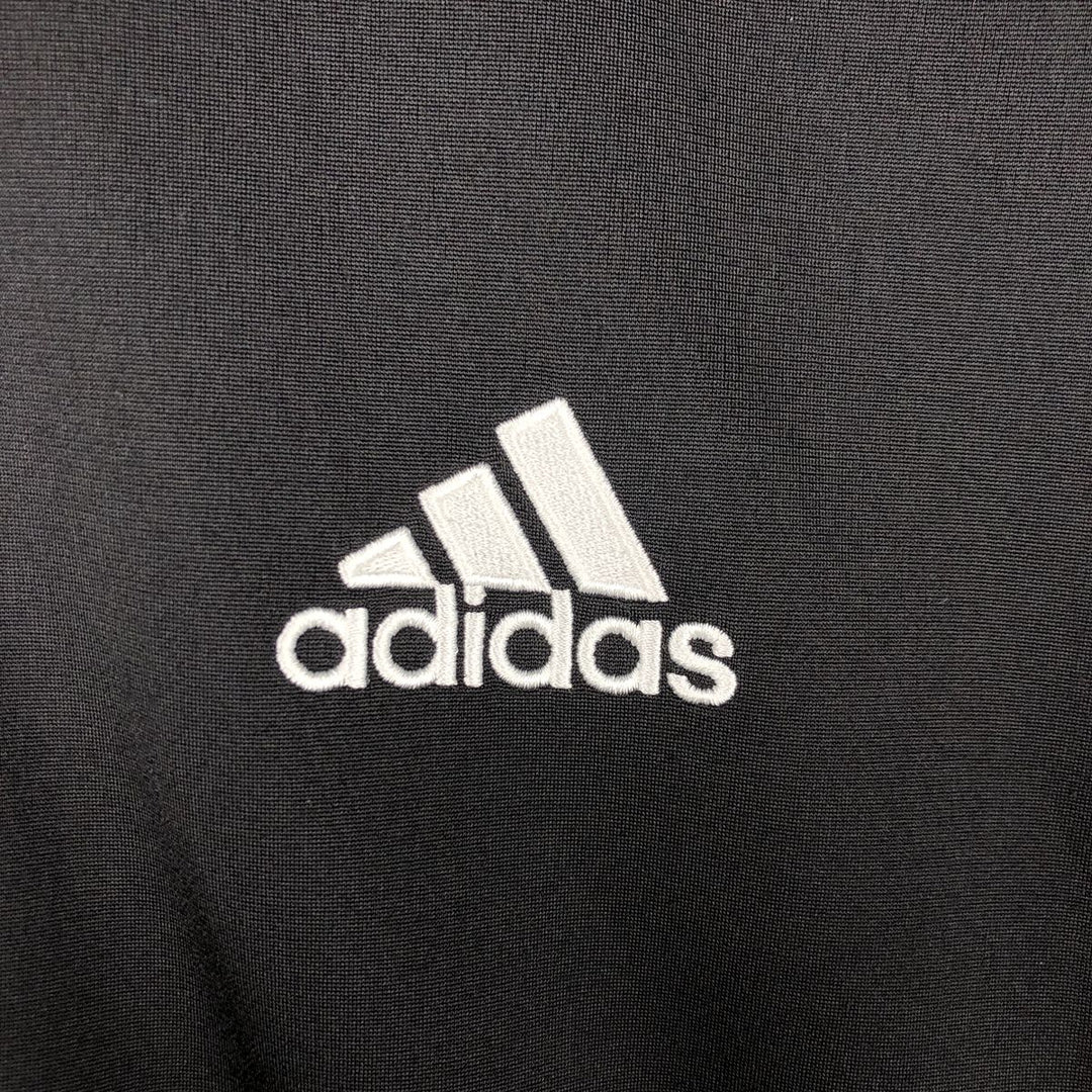 90s-00'S Adidas track jacket, men's size S (approx.) polyester black type Vintage Second Hand