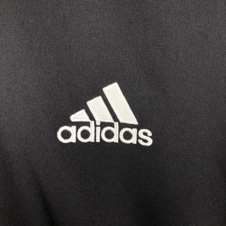 90s-00'S Adidas track jacket, men's size S (approx.) polyester black type Vintage Second Hand