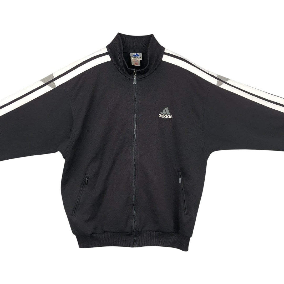 90s-00'S Adidas Jersey Track Jacket, Men's Size L unclear black type Vintage Second Hand