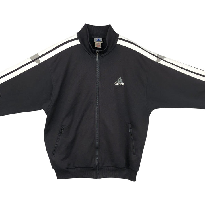 90s-00'S Adidas Jersey Track Jacket, Men's Size L unclear black type Vintage Second Hand