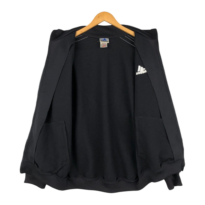 90s-00'S Adidas Jersey Track Jacket, Men's Size L unclear black type Vintage Second Hand