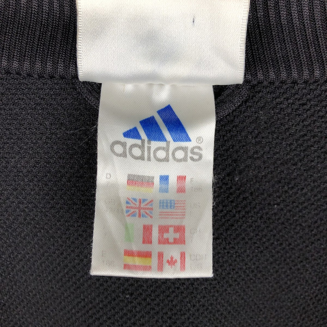 90s-00'S Adidas Jersey Track Jacket, Men's Size L unclear black type Vintage Second Hand