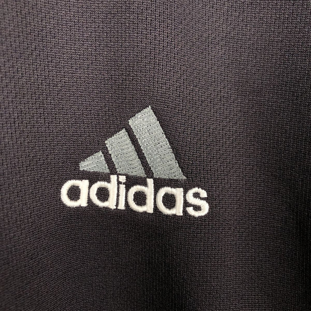 90s-00'S Adidas Jersey Track Jacket, Men's Size L unclear black type Vintage Second Hand