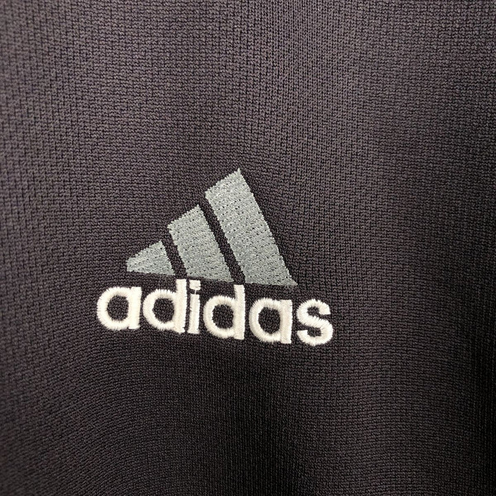 90s-00'S Adidas Jersey Track Jacket, Men's Size L unclear black type Vintage Second Hand