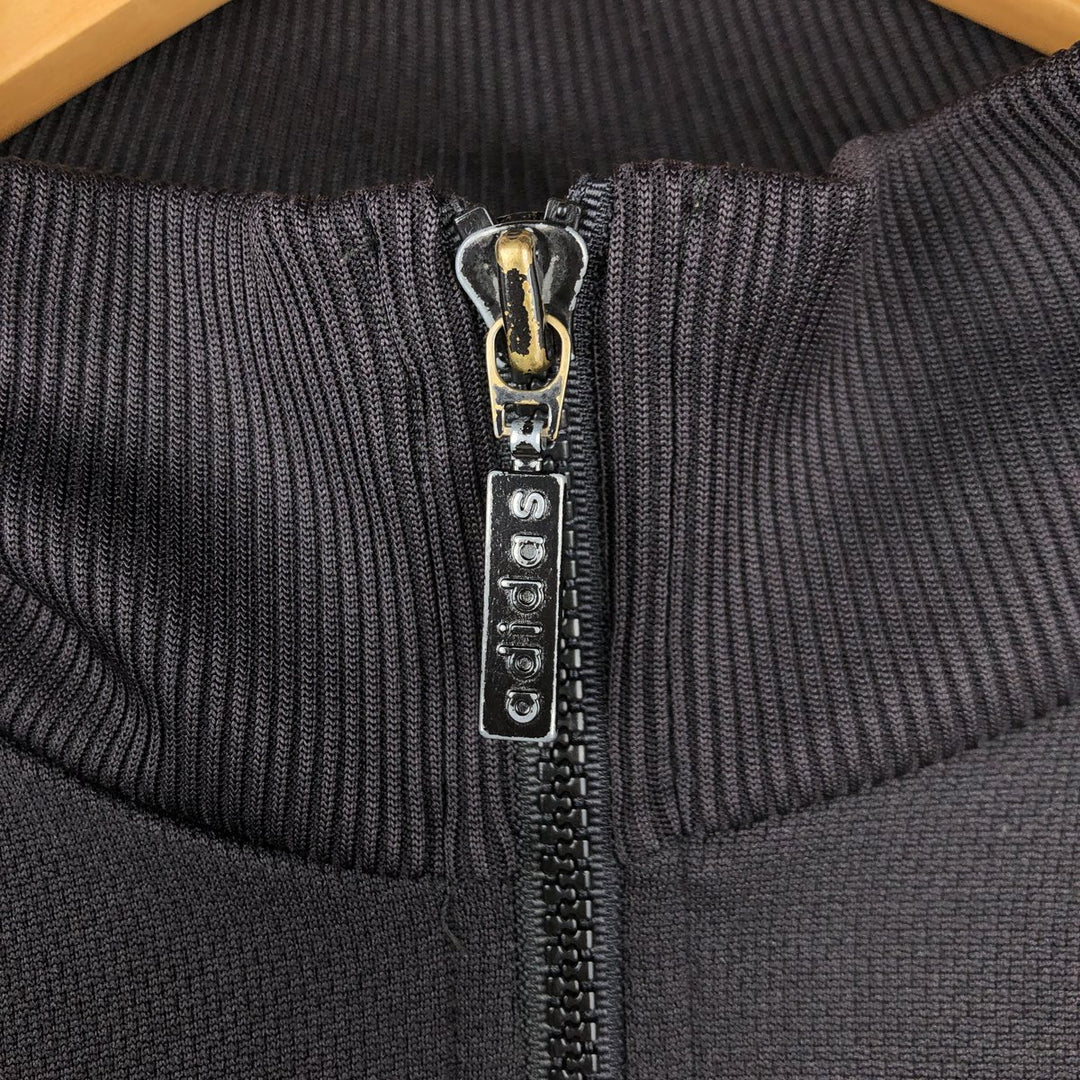 90s-00'S Adidas Jersey Track Jacket, Men's Size L unclear black type Vintage Second Hand
