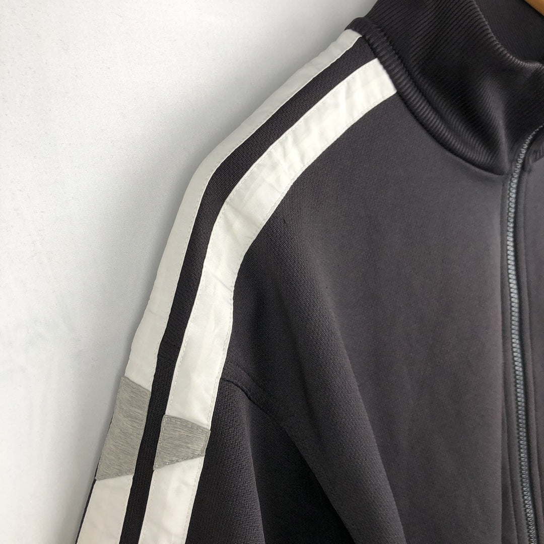 90s-00'S Adidas Jersey Track Jacket, Men's Size L unclear black type Vintage Second Hand