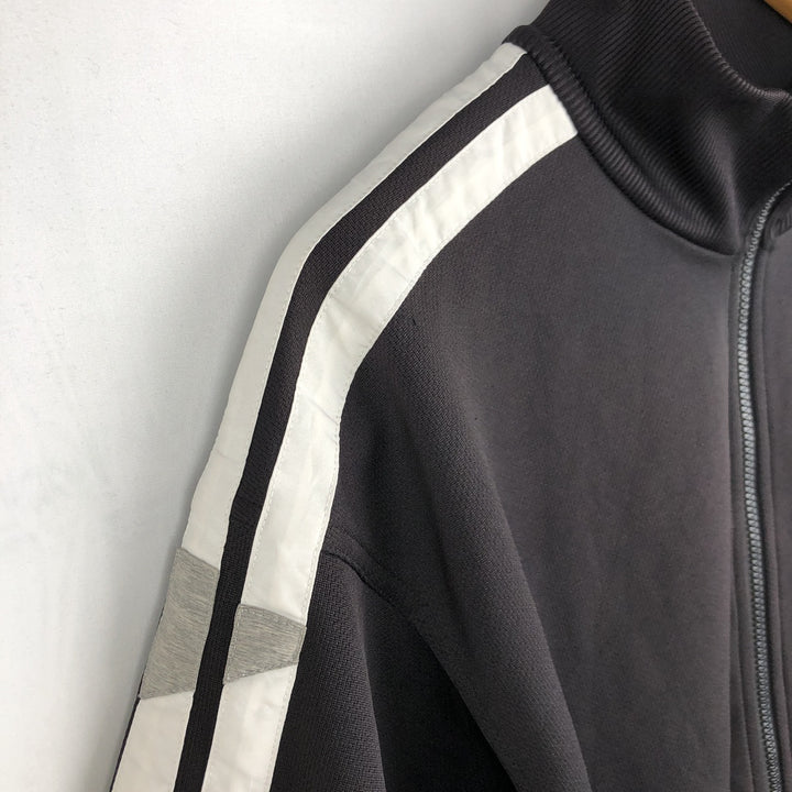 90s-00'S Adidas Jersey Track Jacket, Men's Size L unclear black type Vintage Second Hand