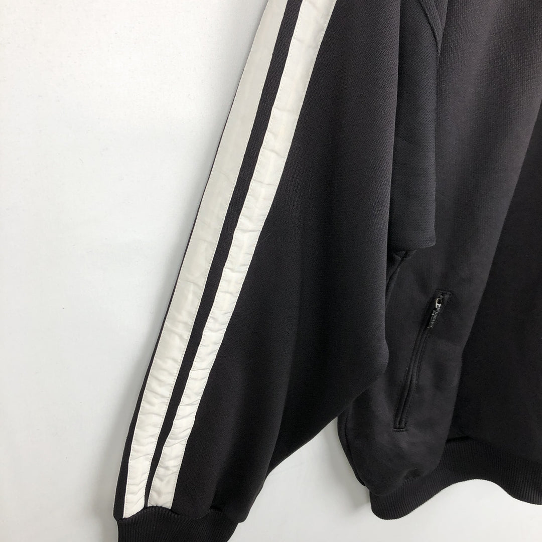 90s-00'S Adidas Jersey Track Jacket, Men's Size L unclear black type Vintage Second Hand
