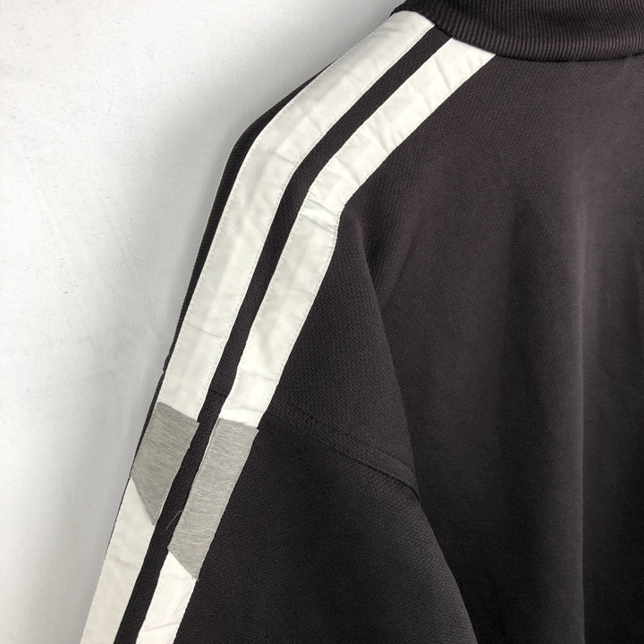 90s-00'S Adidas Jersey Track Jacket, Men's Size L unclear black type Vintage Second Hand