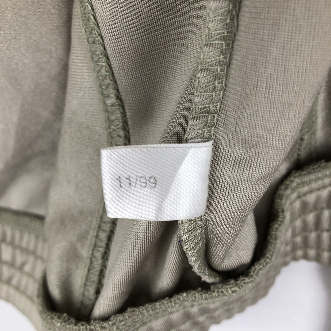 90'S Adidas Jersey Track Jacket Men's L Size Vintage polyester Beige type Vintage Second Hand