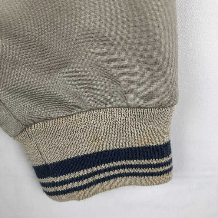 90'S Adidas Jersey Track Jacket Men's L Size Vintage polyester Beige type Vintage Second Hand