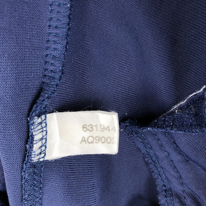 90'S Adidas Velour Jersey Track Jacket Men's M Size Vintage polyester navy blue type Vintage Second Hand