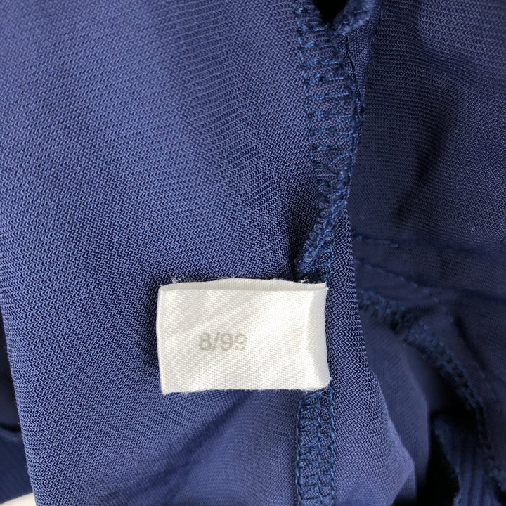 90'S Adidas Velour Jersey Track Jacket Men's M Size Vintage polyester navy blue type Vintage Second Hand