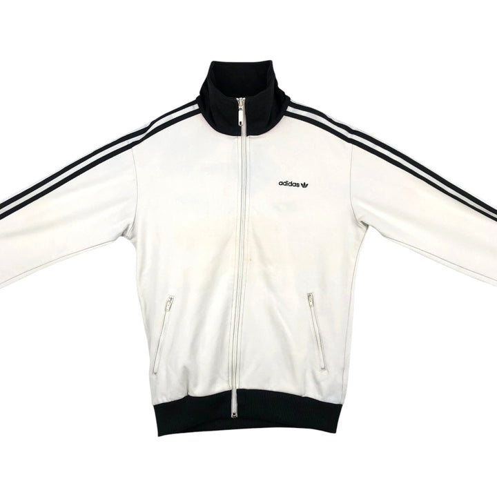 2000'S Adidas Originals Trefoil Logo Track Jacket, Men's Size S (approx.) cotton white type Vintage Second Hand