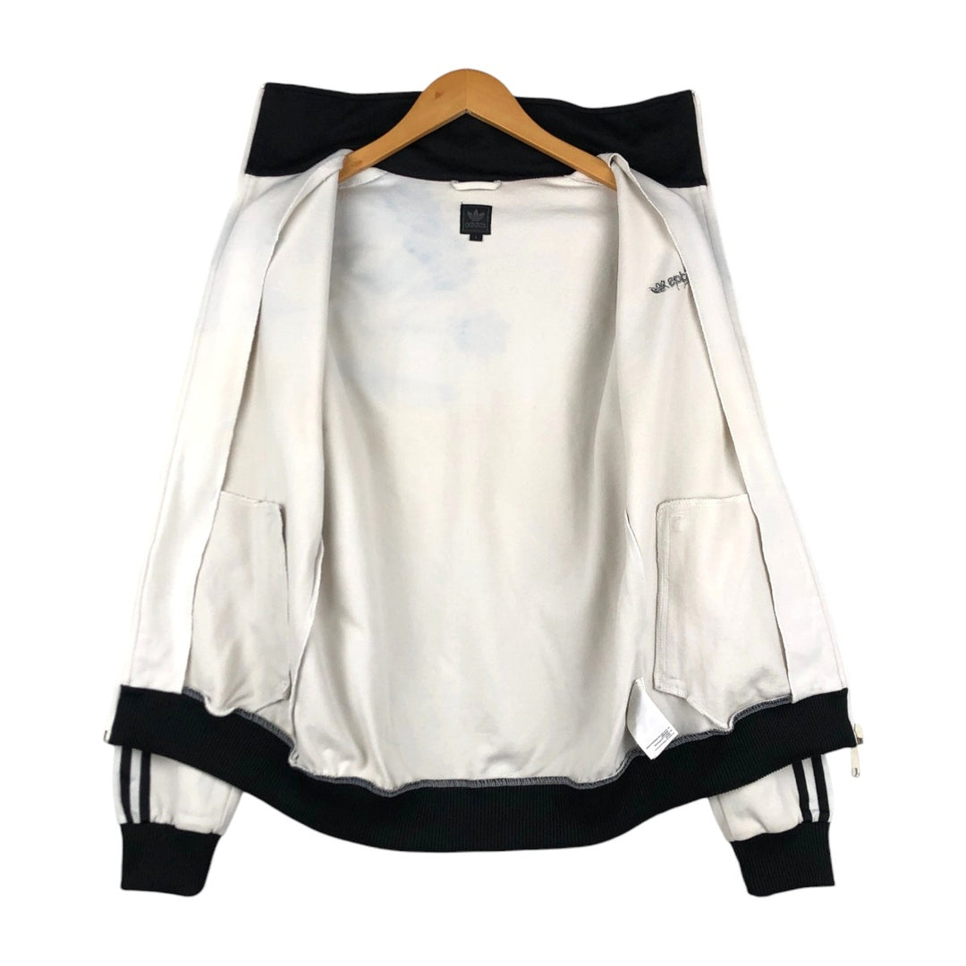 2000'S Adidas Originals Trefoil Logo Track Jacket, Men's Size S (approx.) cotton white type Vintage Second Hand