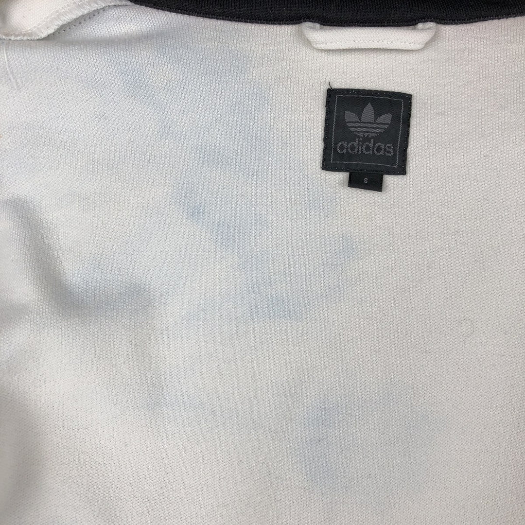 2000'S Adidas Originals Trefoil Logo Track Jacket, Men's Size S (approx.) cotton white type Vintage Second Hand