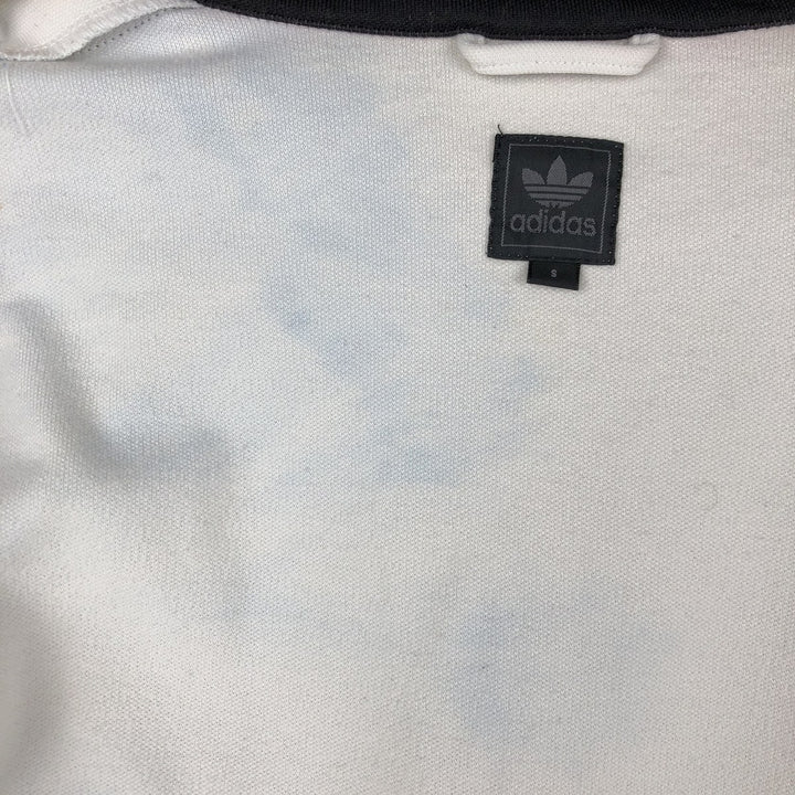 2000'S Adidas Originals Trefoil Logo Track Jacket, Men's Size S (approx.) cotton white type Vintage Second Hand