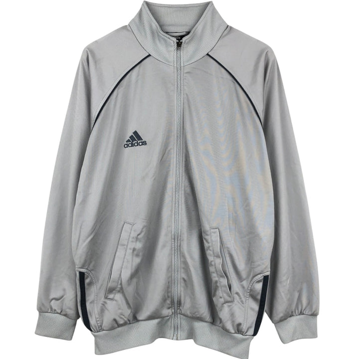 00'S adidas jersey track jacket, men's size M polyester gray type Vintage Second Hand